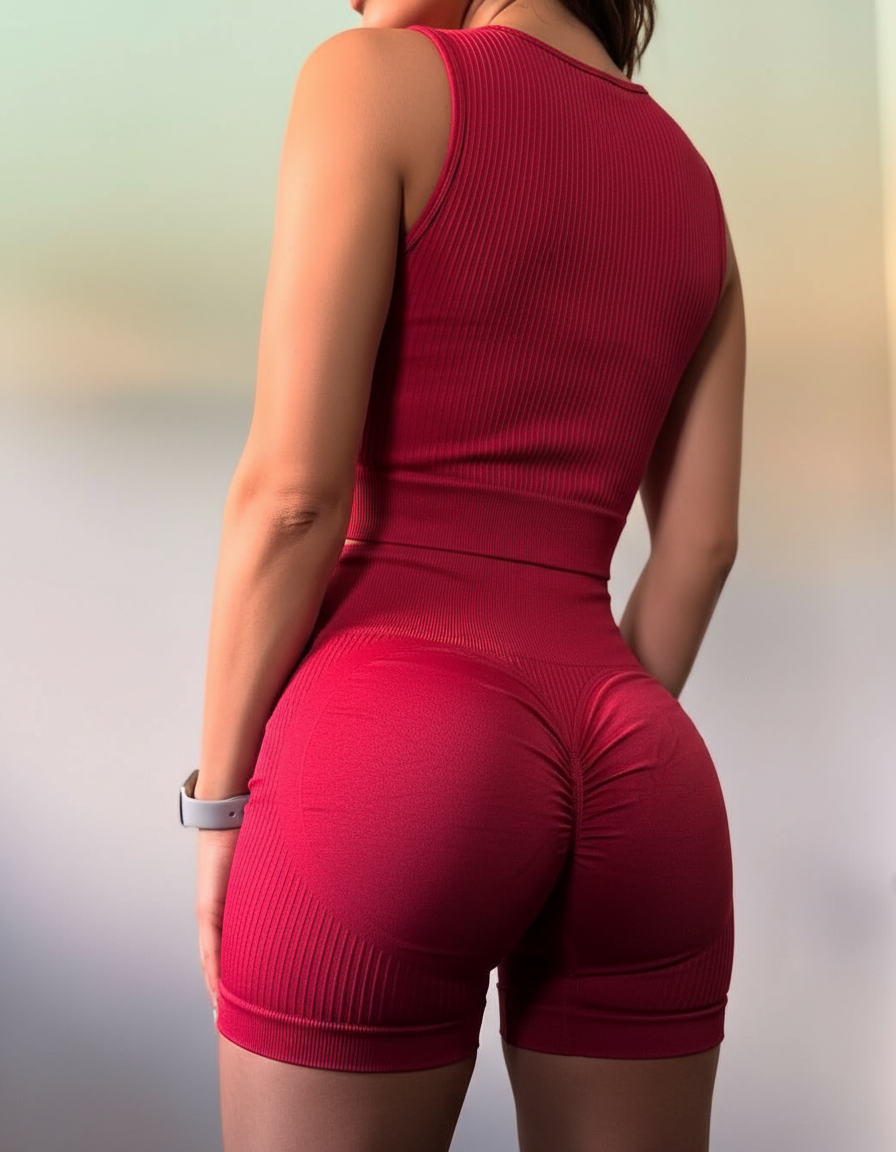 Conjunto Deportivo Dama Calza Y Chaleco Con Cierre - Image 14