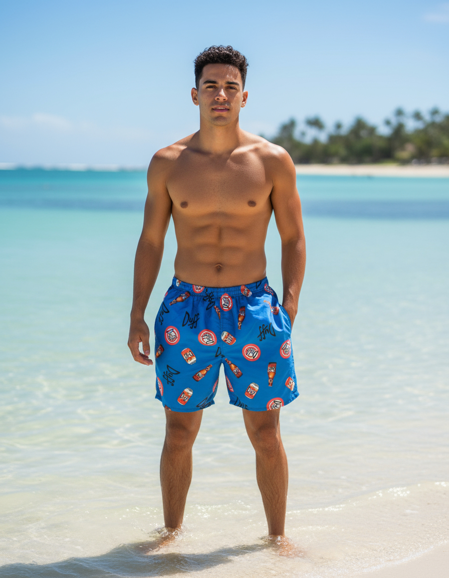 Short De Baño De Hombre Estampado Tendencia - Image 48