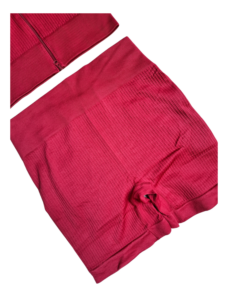 Conjunto Deportivo Dama Calza Y Chaleco Con Cierre - Image 12