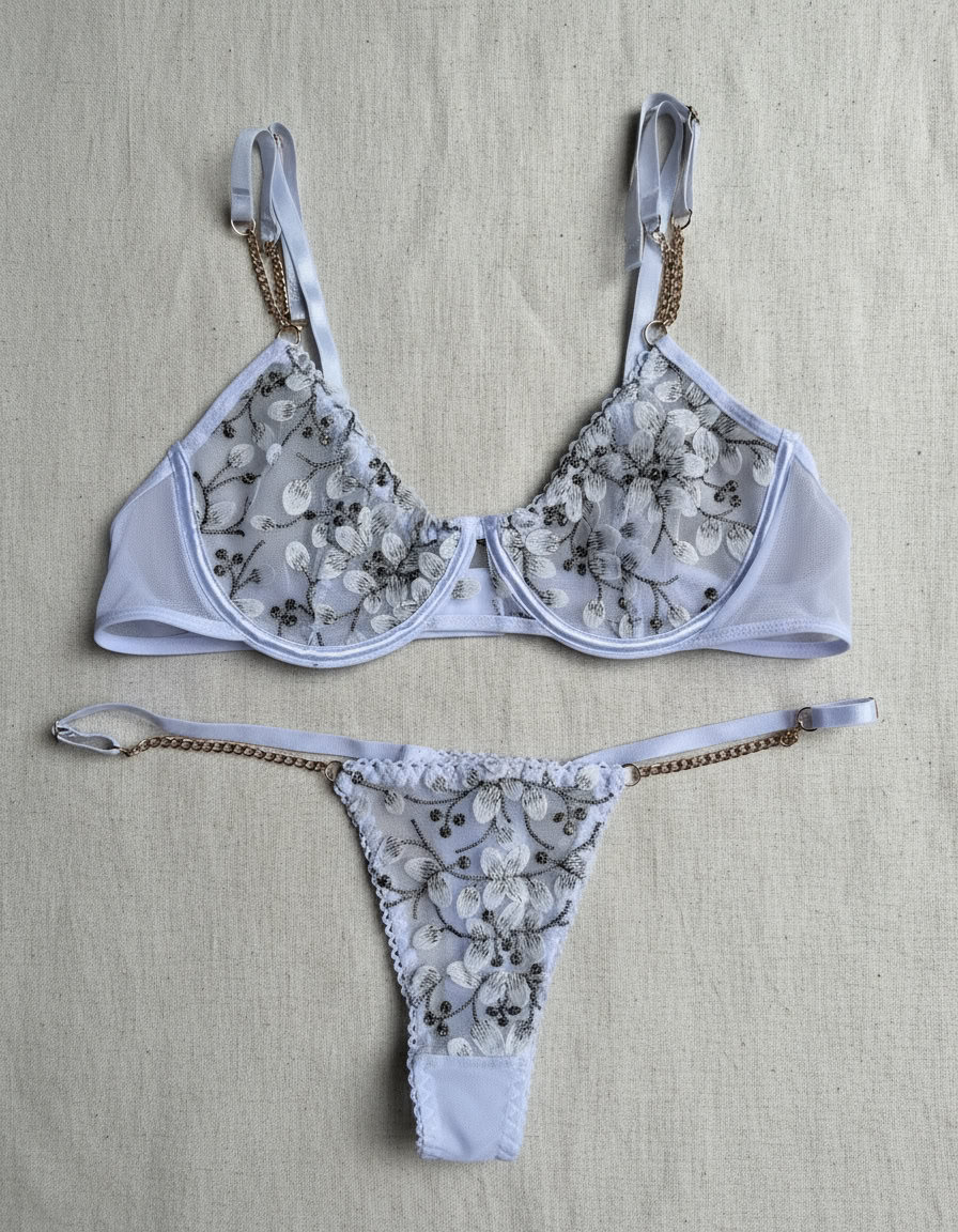 Conjunto Corset Malé - Blanco
