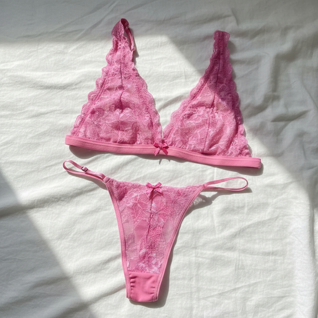 Conjunto Luanda Encaje 2 Piezas Tanga Mujer Sexy Lenceria - Image 14