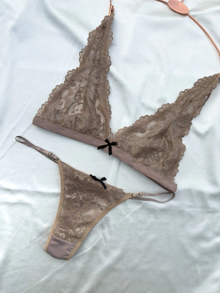 Conjunto Luanda Encaje 2 Piezas Tanga Mujer Sexy Lenceria - Image 18