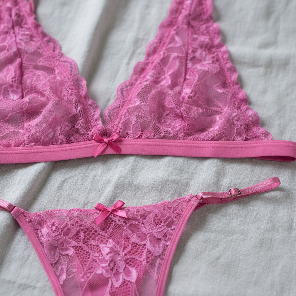 Conjunto Luanda Encaje 2 Piezas Tanga Mujer Sexy Lenceria - Image 15