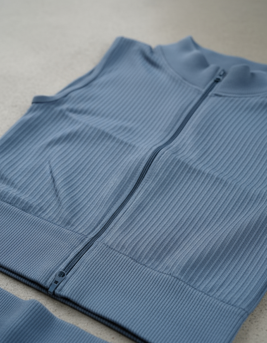 Conjunto Deportivo Dama Calza Y Chaleco Con Cierre - Image 32