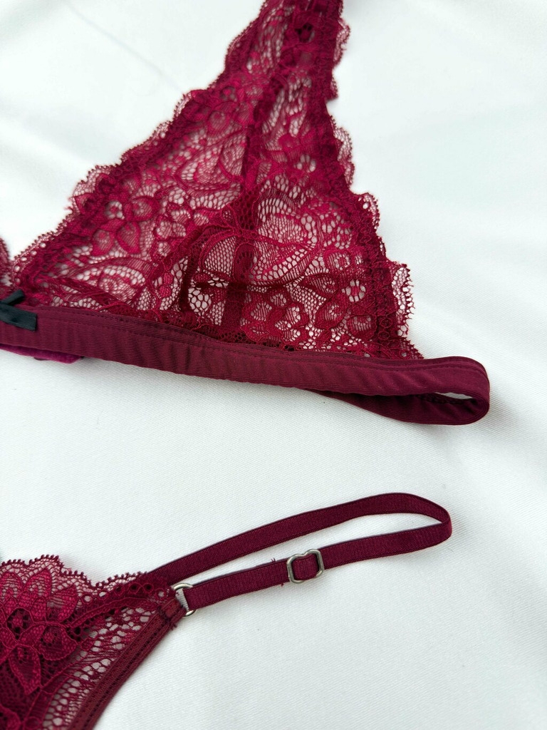 Conjunto Luanda Encaje 2 Piezas Tanga Mujer Sexy Lenceria - Image 24