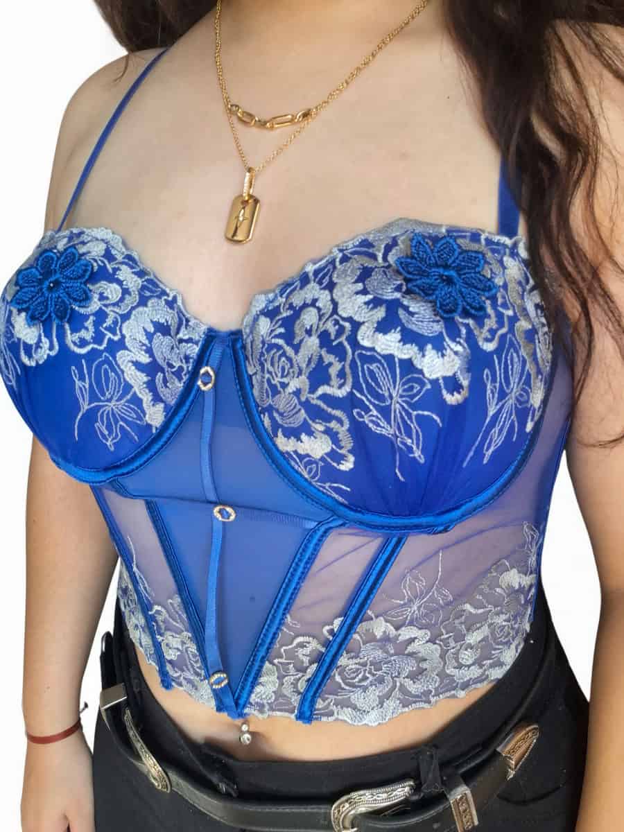 Conjunto Corset Nairobi - Azul