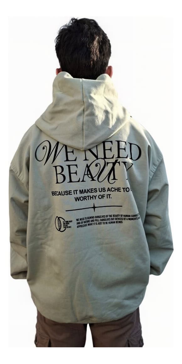 Maxibuzo Canguro Varios Modelos Calidad Premium Unisex - Beauty Verde Oliva