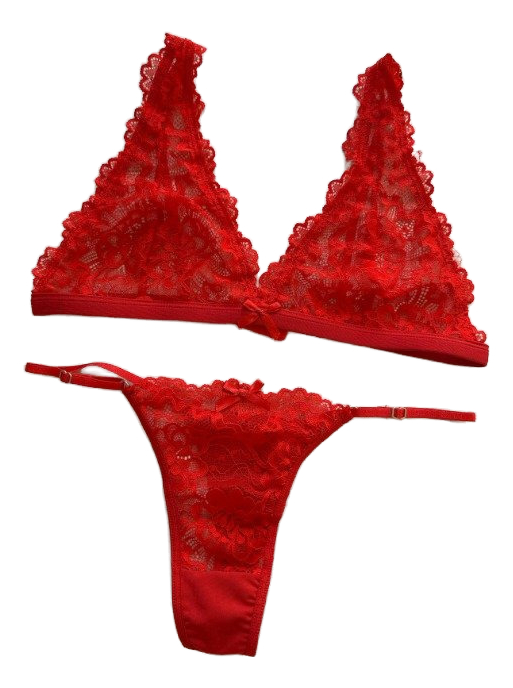 Conjunto Luanda Encaje 2 Piezas Tanga Mujer Sexy Lenceria - Image 10