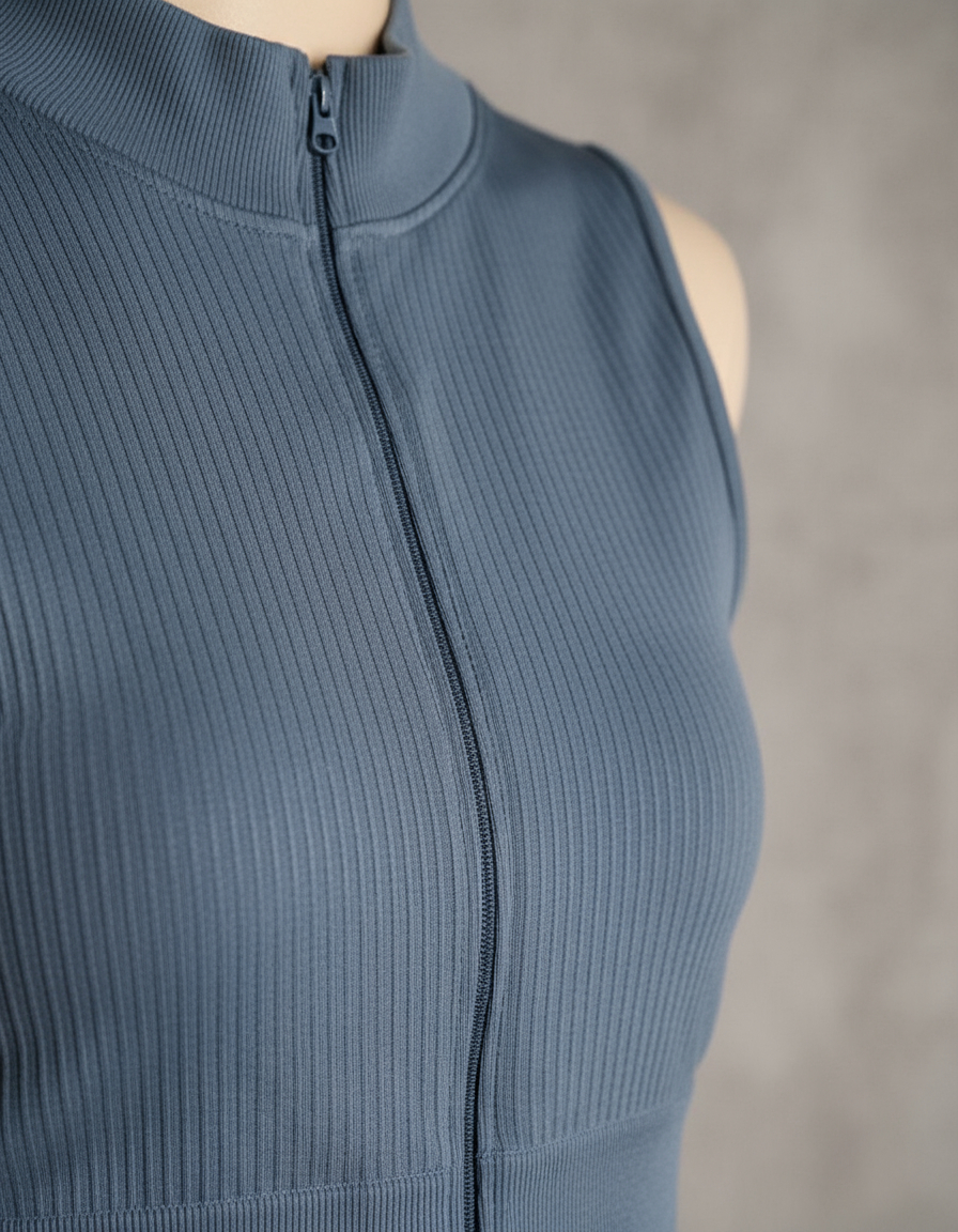 Conjunto Deportivo Dama Calza Y Chaleco Con Cierre - Image 31