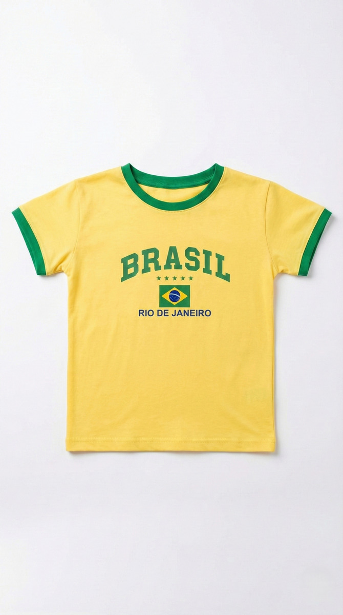 Remera Baby Tee Brasil - Image 3